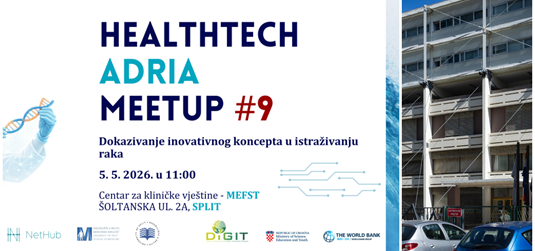 Medicinski fakultet domaćin 9. Healthtech Adria Meetupa: Fokus na dokazivanju inovacija u istraživanju raka